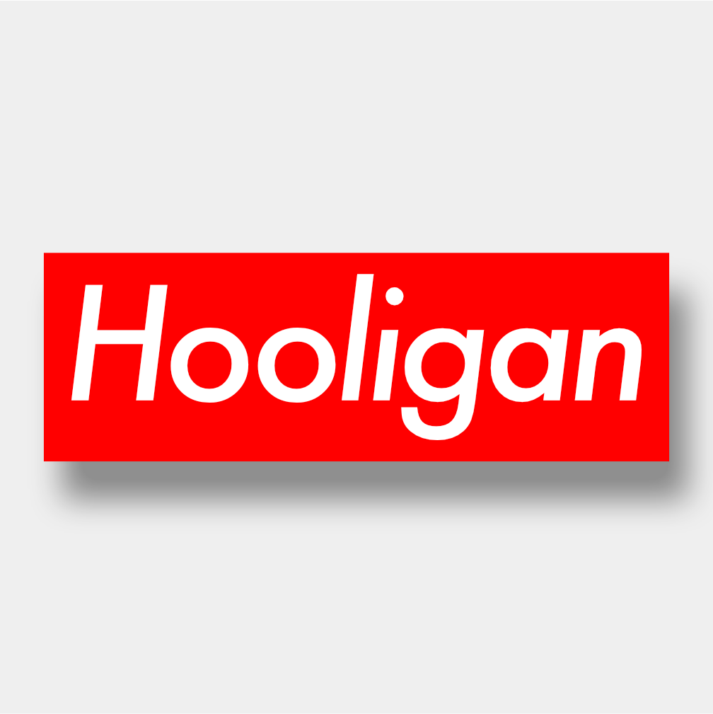 Hooligan Supreme Decal