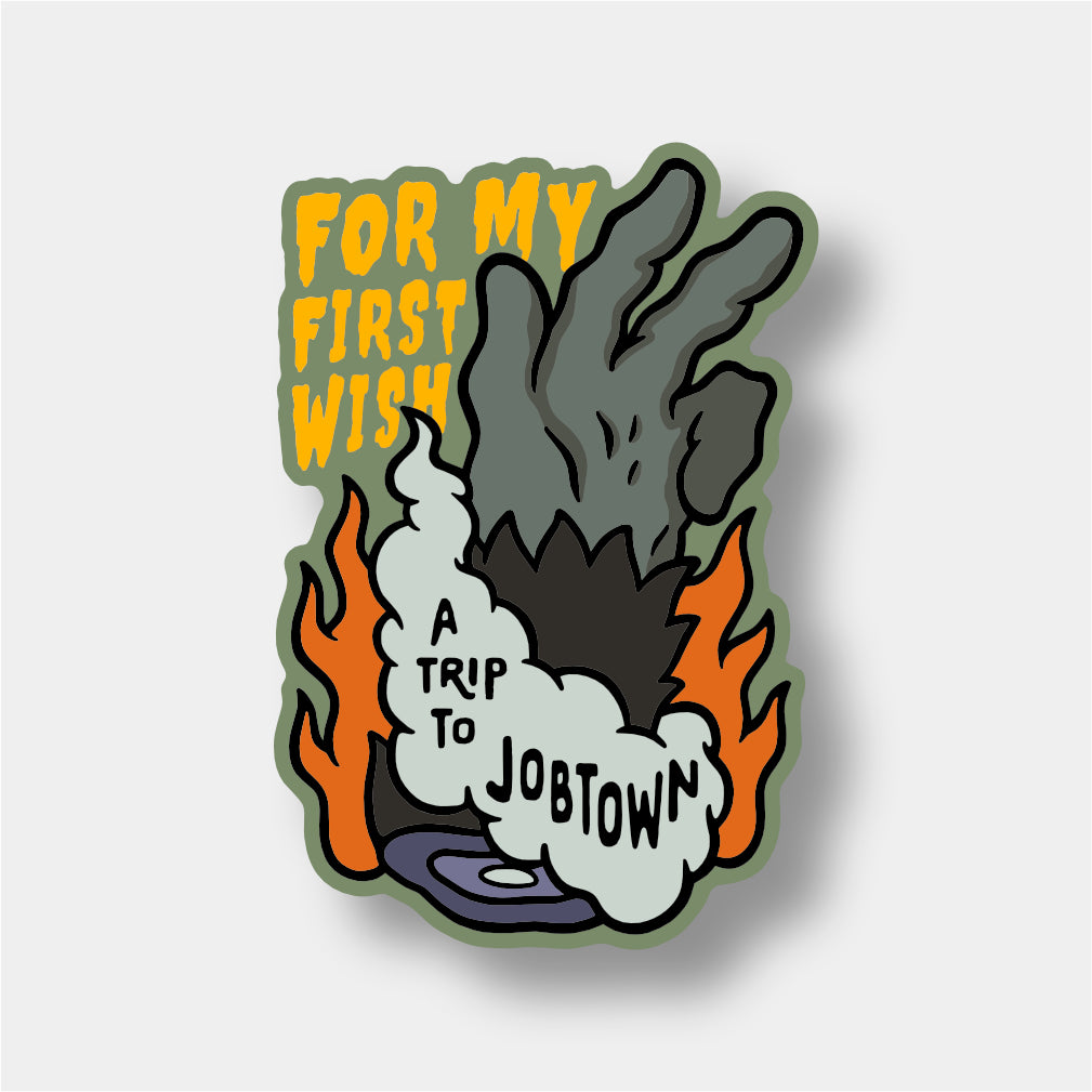 Jobtown Monkey Paw Decal